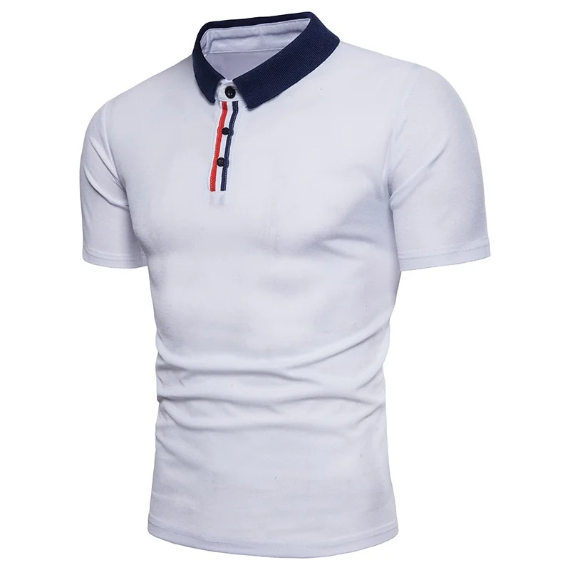 Zogaa Brand Hommes Polo Shirt Slim Fit à manches courtes pour homme CHEMISE POLOS fashion